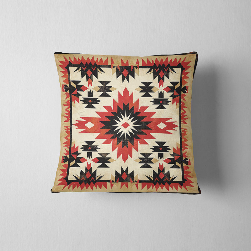 Reversible Pillow Cover, 16"H x 16"W