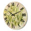Horloge murale en bois blanc-63893058
