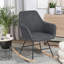 Katniss 58" W Fabric Seat Rocking Chair