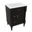 Meuble-lavabo avec lavabo intégré, armoire autoportante avec tiroir rabattable et tablette réglable-1530192132