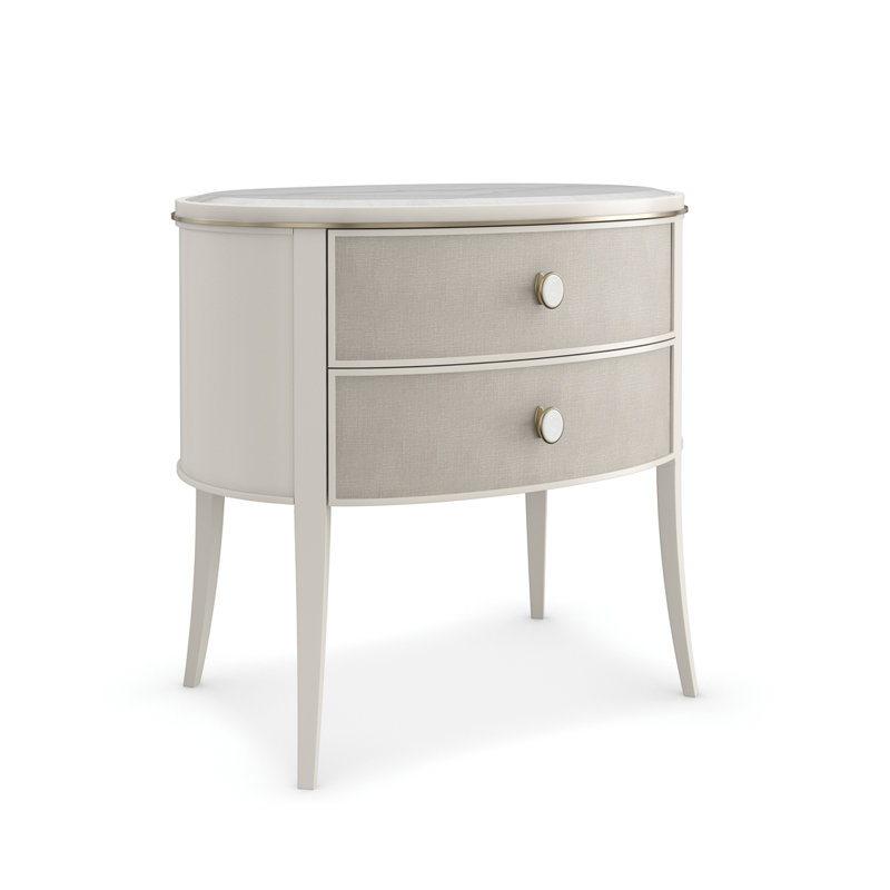 Soft Embrace 28'' W Solid Wood Nightstand