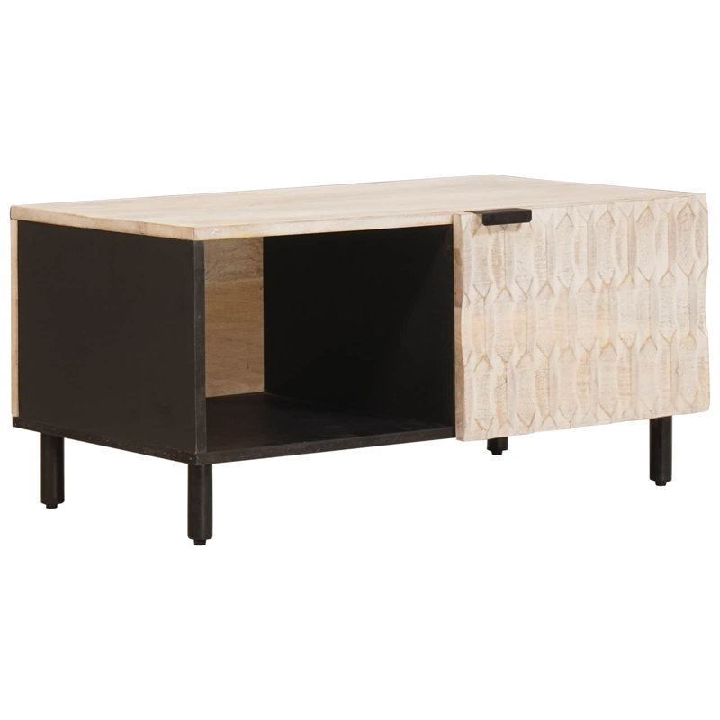 Tarquinio Coffee Table with Storage, White