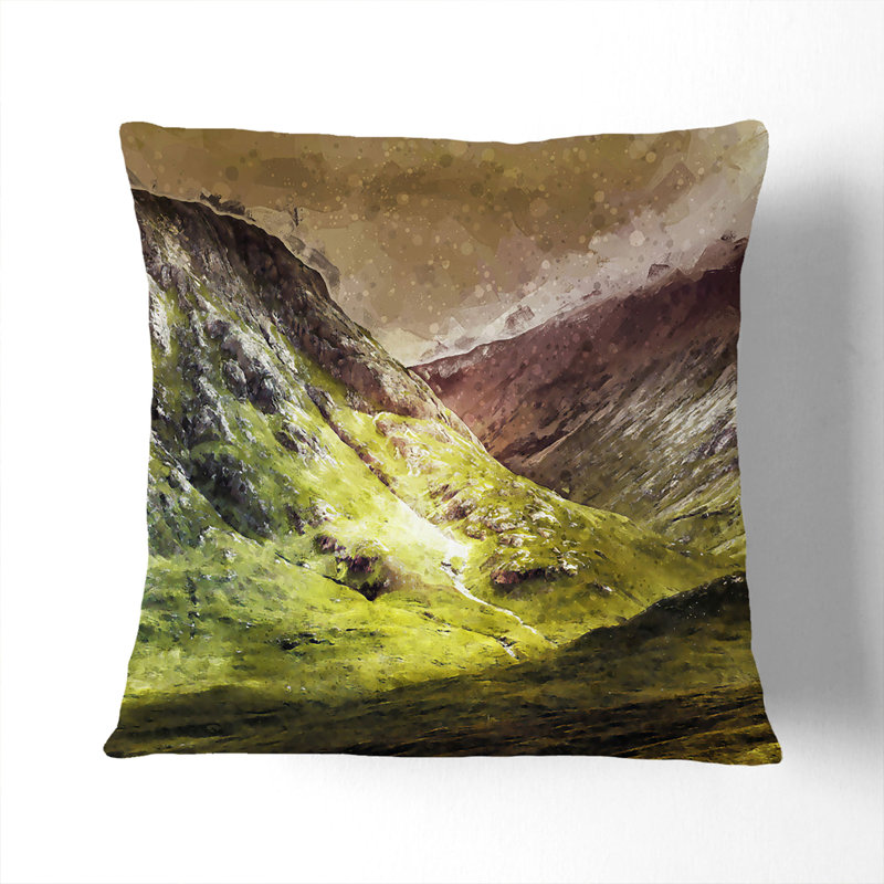 Square Throw Cushion, Stone, 55cm H x 55cm W x 20cm D