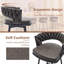 Tooborac Swivel Upholstered Counter Stool with Metal Frame-614464483-621838137