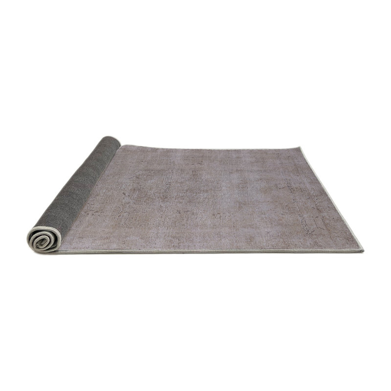 Tapis gris Seema, Rond 4 pi