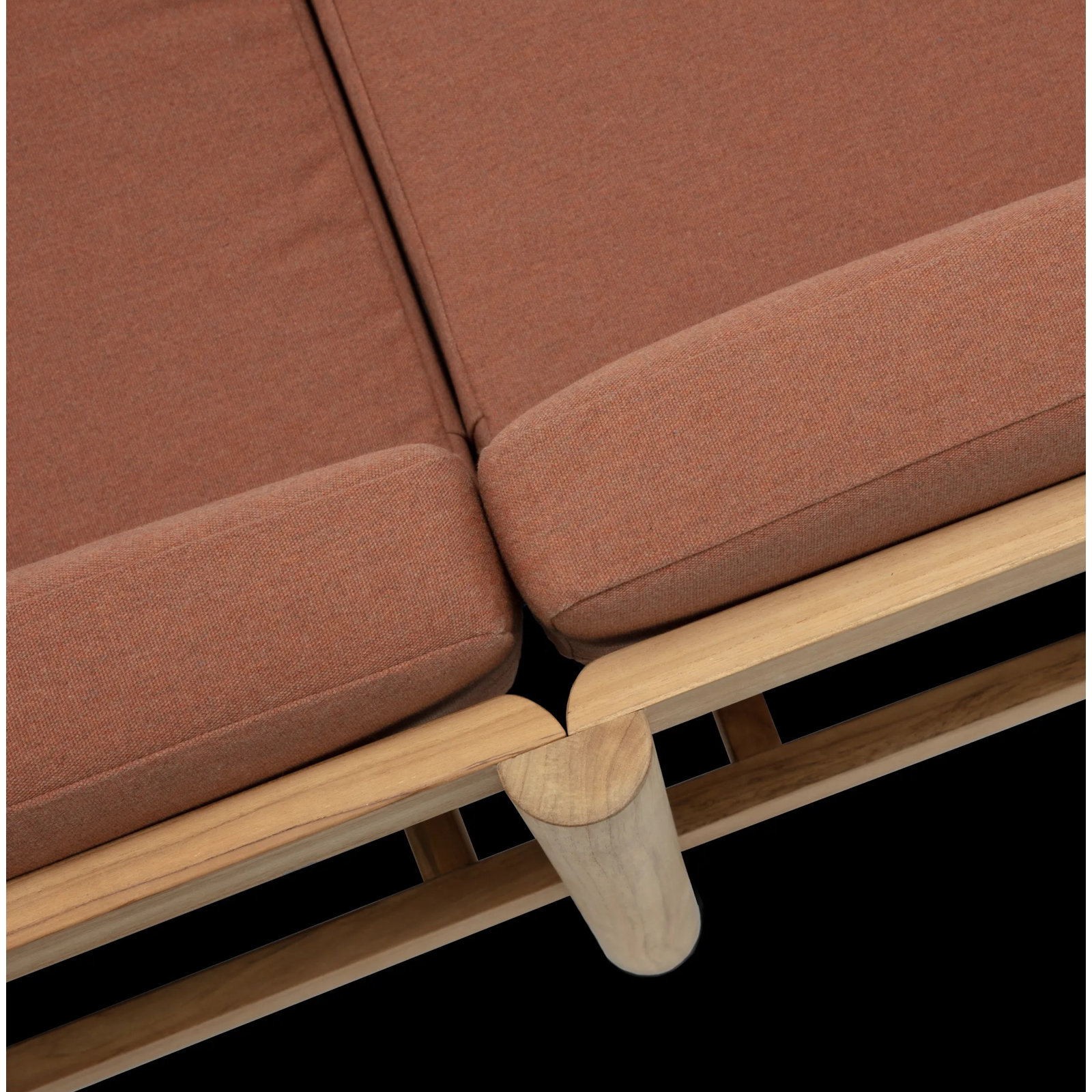 Haven 116" Sunbrella® Patio Sectional, Sunbrella Rust