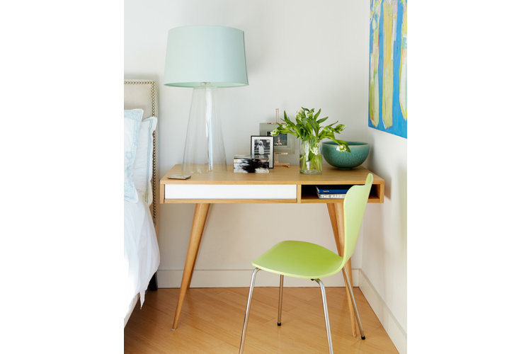 desk as a nightstand
