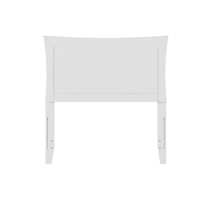 Tête de lit à panneau Ralls, Simple, Blanc