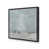 Encadrement ouvert, zinc vieilli