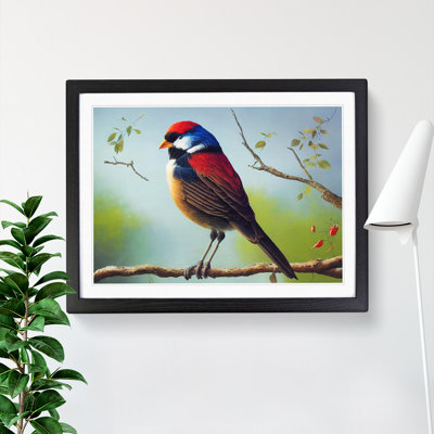Beaming Bird - Framed Print