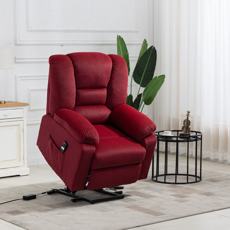 Fauteuil inclinable Yasin avec certification UL, Rouge