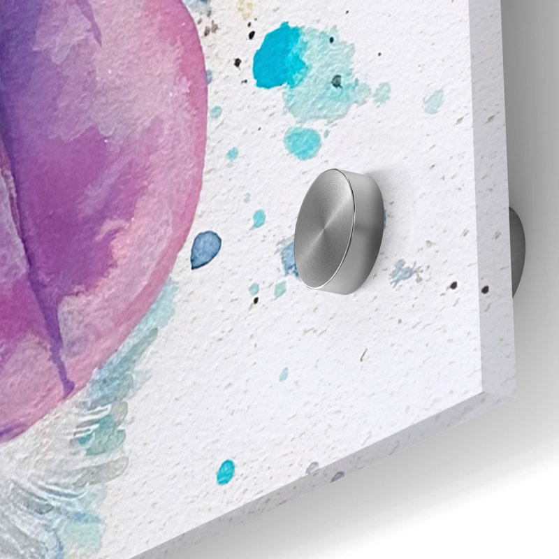 Art mural en verre Red Barrel Studio «Rainbow Dogs Corgi Puppy» par Lindsay Kivi, H 36 po x l 36 po x P 0,2 cm