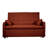 Oversized 61'' Convertible Sleeper Sofa Bed, 2-Seater Loveseat Sofa W/Pockets, Adjustable Backrest And Pillows.-890618417
