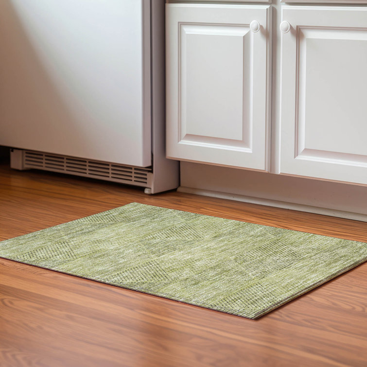 Premium Machine Washable Prisco Aloe Rug