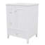 Meuble-lavabo 24 po avec lavabo encastré en céramique, armoire de rangement multifonctionnelle avec trois tiroirs et tablette réglable, cloisons amovibles-1479860709