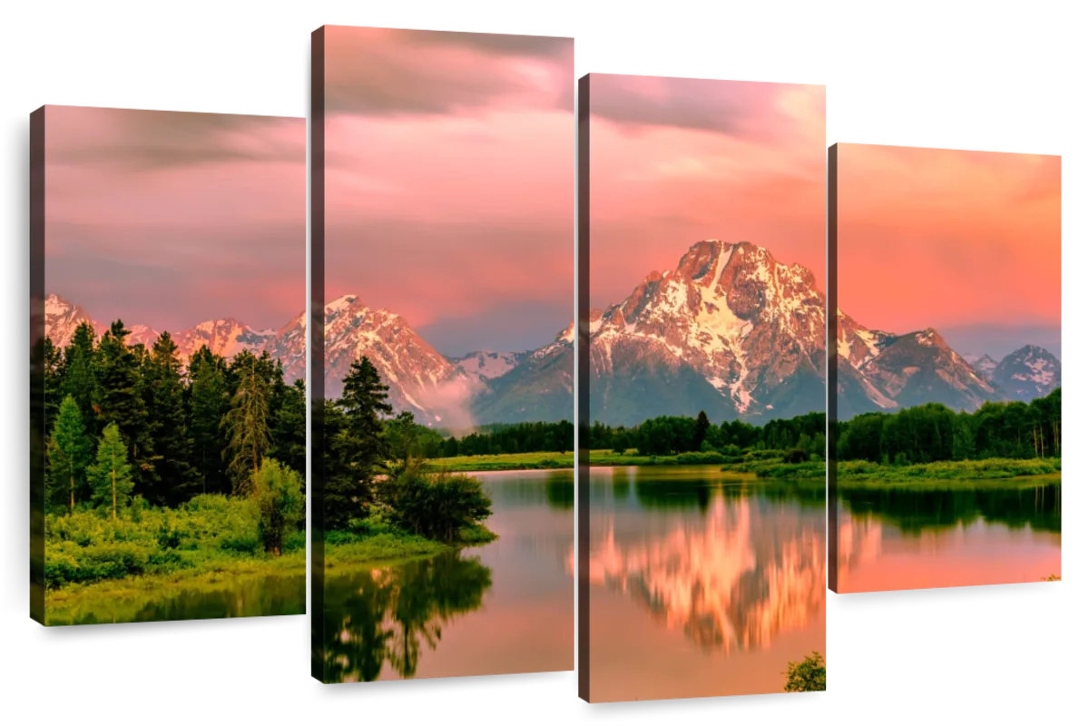 Loon Peak® Grand Teton Warm Sunset | Wayfair