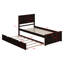 Lit plateforme avec lit gigogne-1033058906