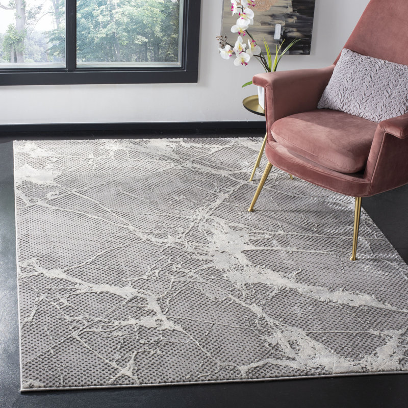 Kelly Performance Abstract Rug, Rectangle 4' x 6'