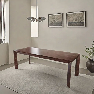 Modern Italian solid wood dining table