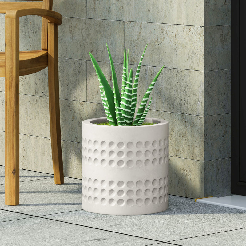 Jardinière d'extérieur exquise pour un superbe jardin, 10" H x 10" W x 10" D