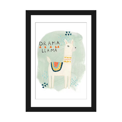 «Llama Squad II», reproduction d'art sur toile tendue