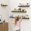Floating Shelves Set Of 2, Wood Floating Shelves For Wall Mounted Shelf Picture Ledge Shelf Kids Bookshelf For Living Room Kitchen Bedroom Bathroom Books Photo Display Home Wall Decor-1931421528