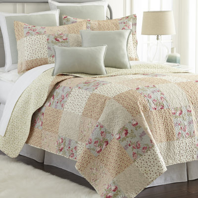 Polyester Box Stitch Patchwork Quilt