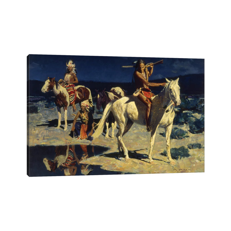Lost Trail By David Mann - Wrapped Canvas Painting by David Mann - Wrapped Canvas Painting, 20.32cm H x 30.48cm W x 1.91cm D