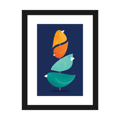 " Bird Stack I " by Modern Tropical