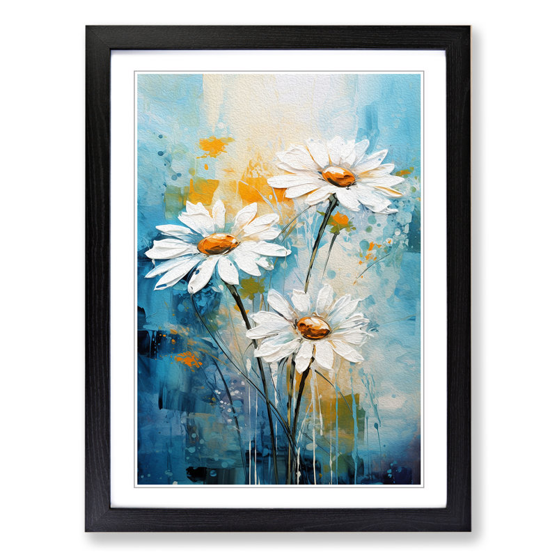 Single Picture Frame Print on Wood, Black Framed, 34cm H x 25cm W