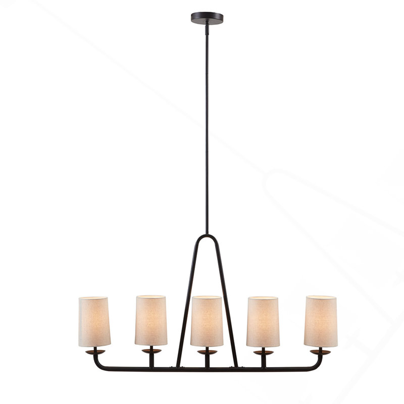 Lustre linéaire à 5 lumières