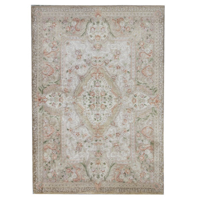 Hand-Knotted High-Quality Beige Area Rug