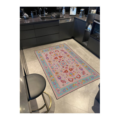 Tapis gris tissé traditionnel Mosso