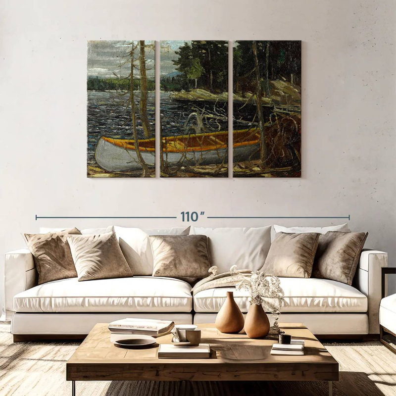 Mehar The Canoe, 48" H x 74" W
