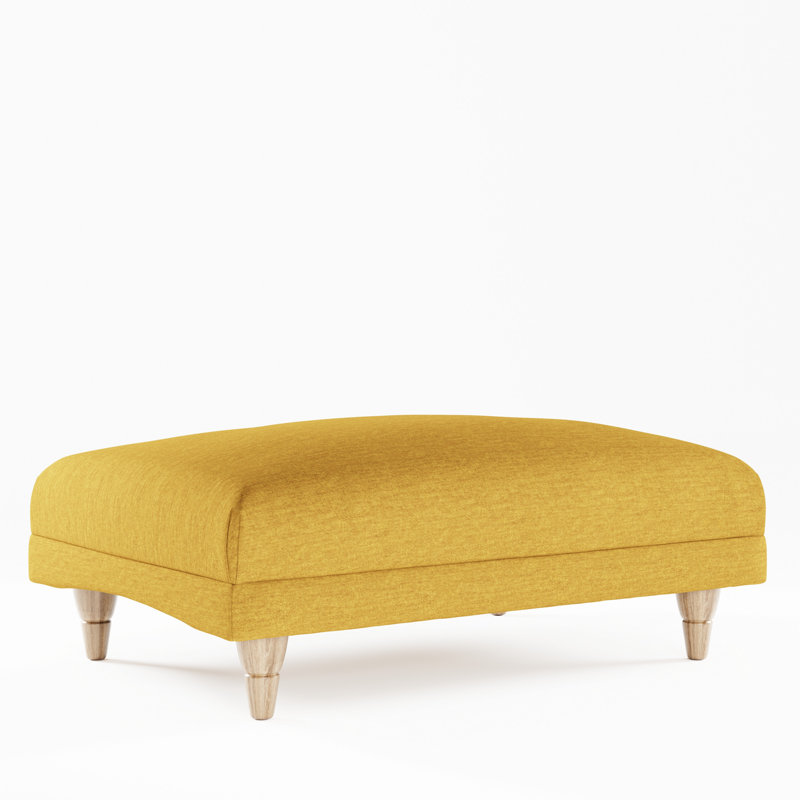 Adaku Banquette Footstool, Country Oak, Sunburst