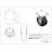 5 Inch Rubber on Steel Caster Set with Roller Bearings 2 Brakes 2 Rigid SCC|SCC-30CS520R-TLB-2-R520-2