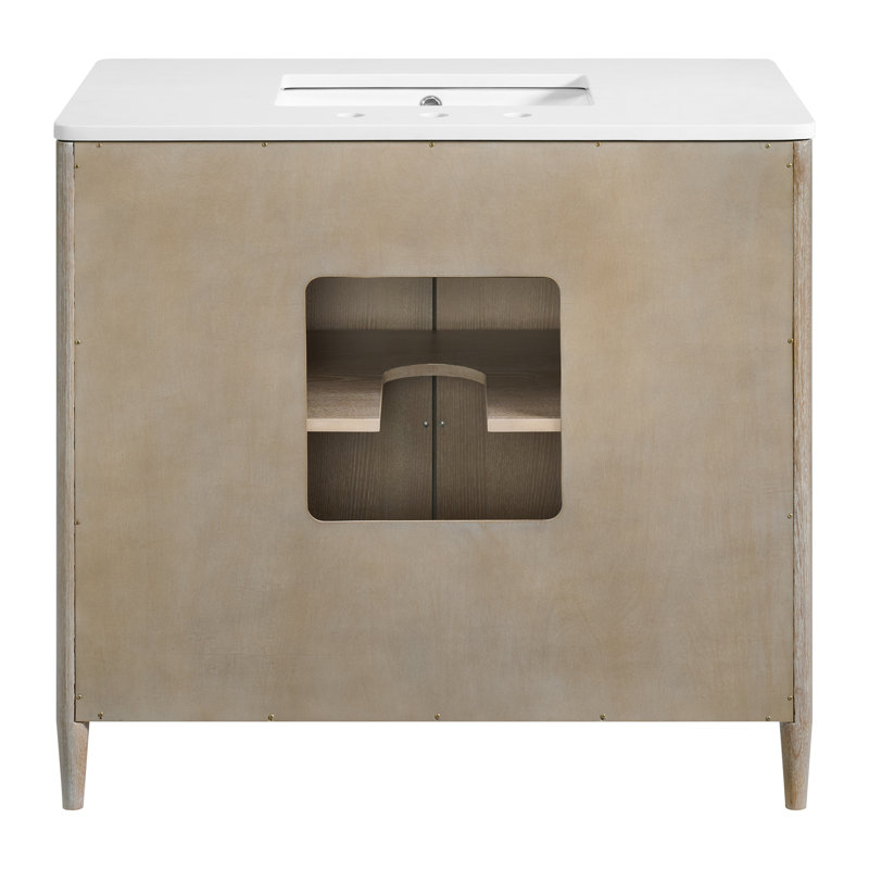 Alsup 36" Single Vanity With Quartz Countertop