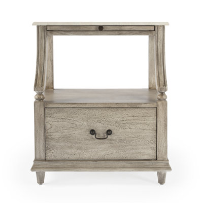 Mabel Marble 1 drawer Nightstand