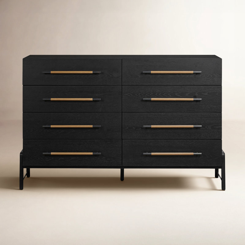 Rosedale 8 - Drawer Dresser, Ebony Oak