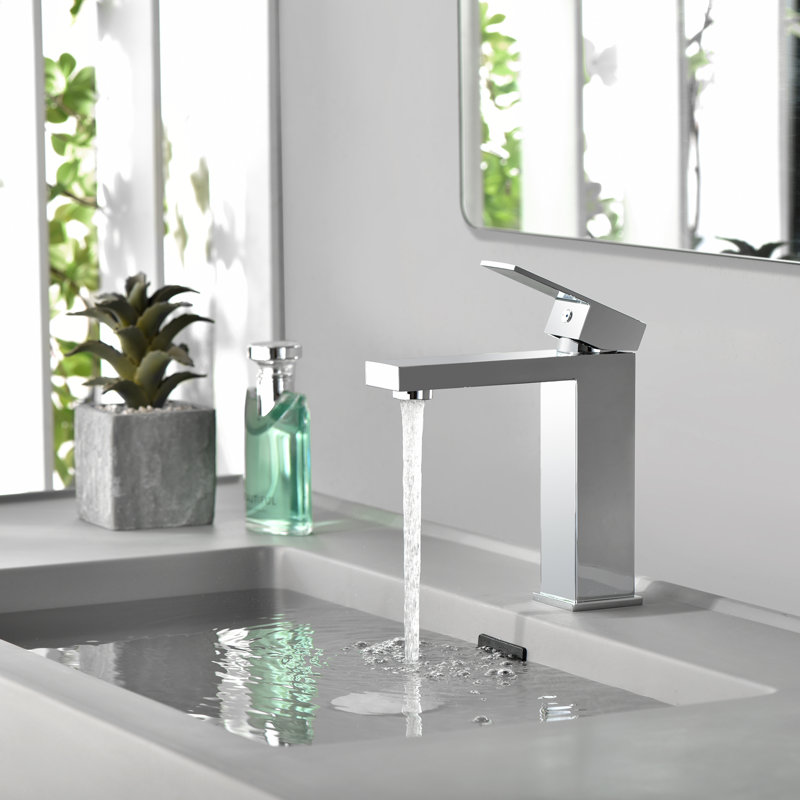 Laurine Mono Basin Mixer, Silver