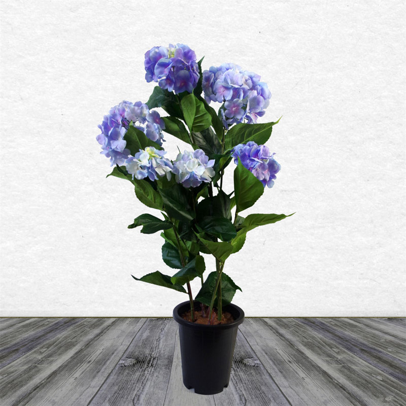 90cm Faux Tree in Pot Liner, Blue