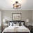 3-light Farmhouse Semi Flush Mount