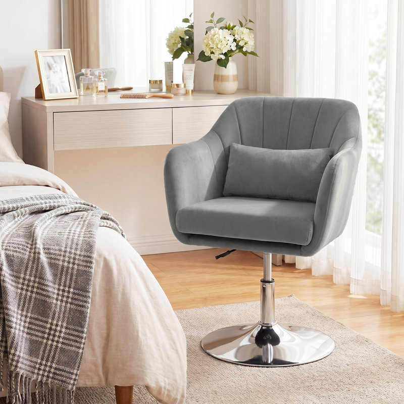 Velvet Swivel Accent Chair