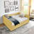 Queen Size Daybed With Two Drawers Upholstered Tufted Sofa Bed, Boucle Fabric-885642666