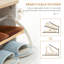 12 Pair Flip Down Shoe Storage