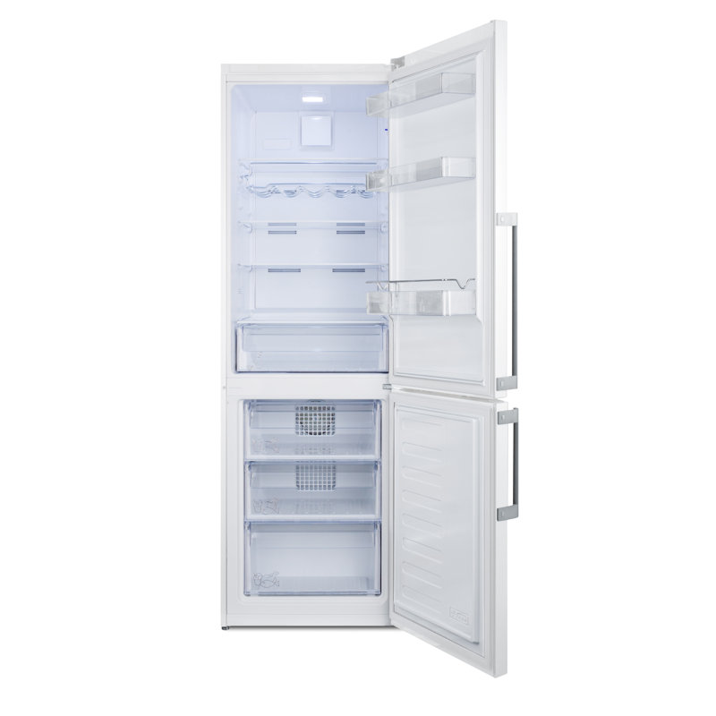 Réfrigérateur à congélateur inférieur de 24 po à profondeur de comptoir Thin Line 11,35 pi³ Energy Star, Blanc