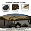 Parasol lumineux en porte-à-faux 10 pi Dantez-98098850