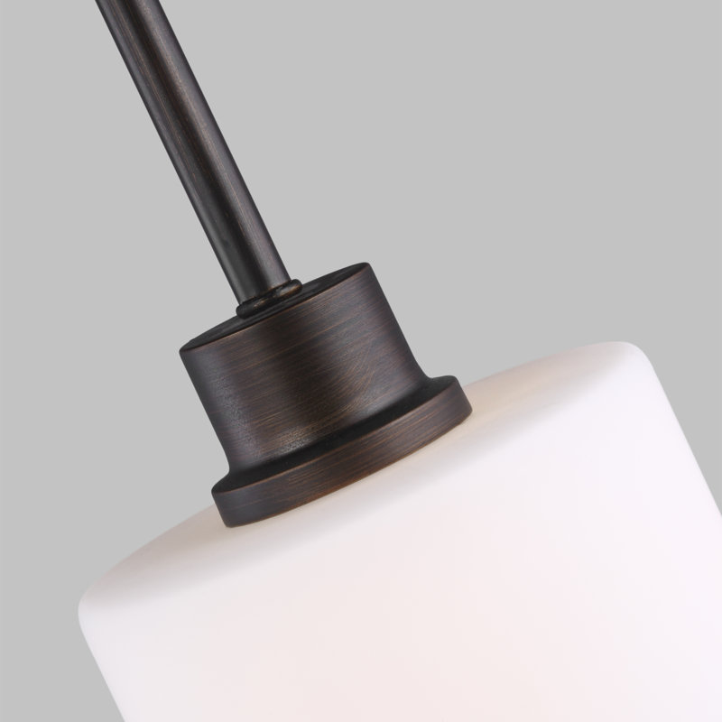 Mini-luminaire suspendu 1 lumière Canfield de Génération Lighting , Non, Sienne brûlée