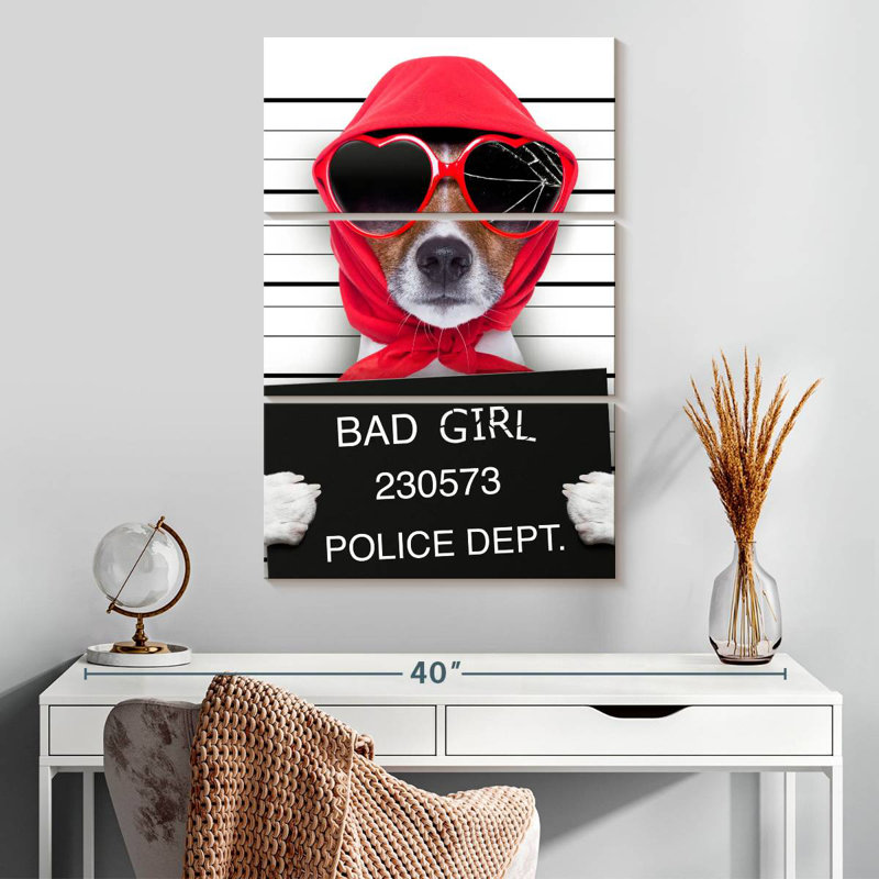 Brampt Bad Girl Pup, 32" H x 20" W