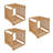 Smart Kube Bamboo Cube Storage, 13" Stackable Shelf Organizer-111974664